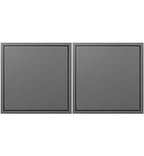 LEGRAND ARPTR152GM2 ADORNE  15A Two-Gang Pop-Out Outlet, Magnesium
