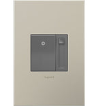 Legrand ADPD703HM4 ADORNE 700W Incandescent/Halogen Paddle Dimmer, Magnesium, with Microban