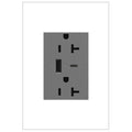 LEGRAND ARTRUSB206ACM4 ADORNE  20A Tamper-Resistant Ultra-Fast USB Type-A/C Outlet, Magnesium