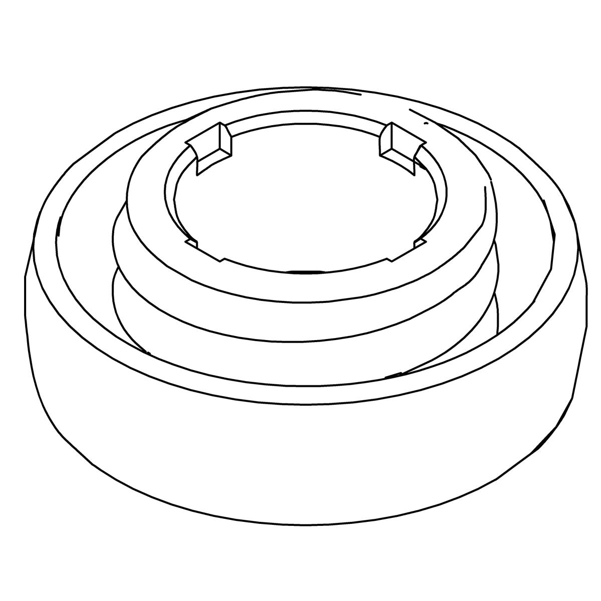 KOHLER CAP KIT - Vibrant Brushed Moderne Brass, K-1281835-2MB