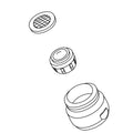 KOHLER Aerator Kit, 1.2 Gpm, Medium - Brushed Chrome, K-1282076-G