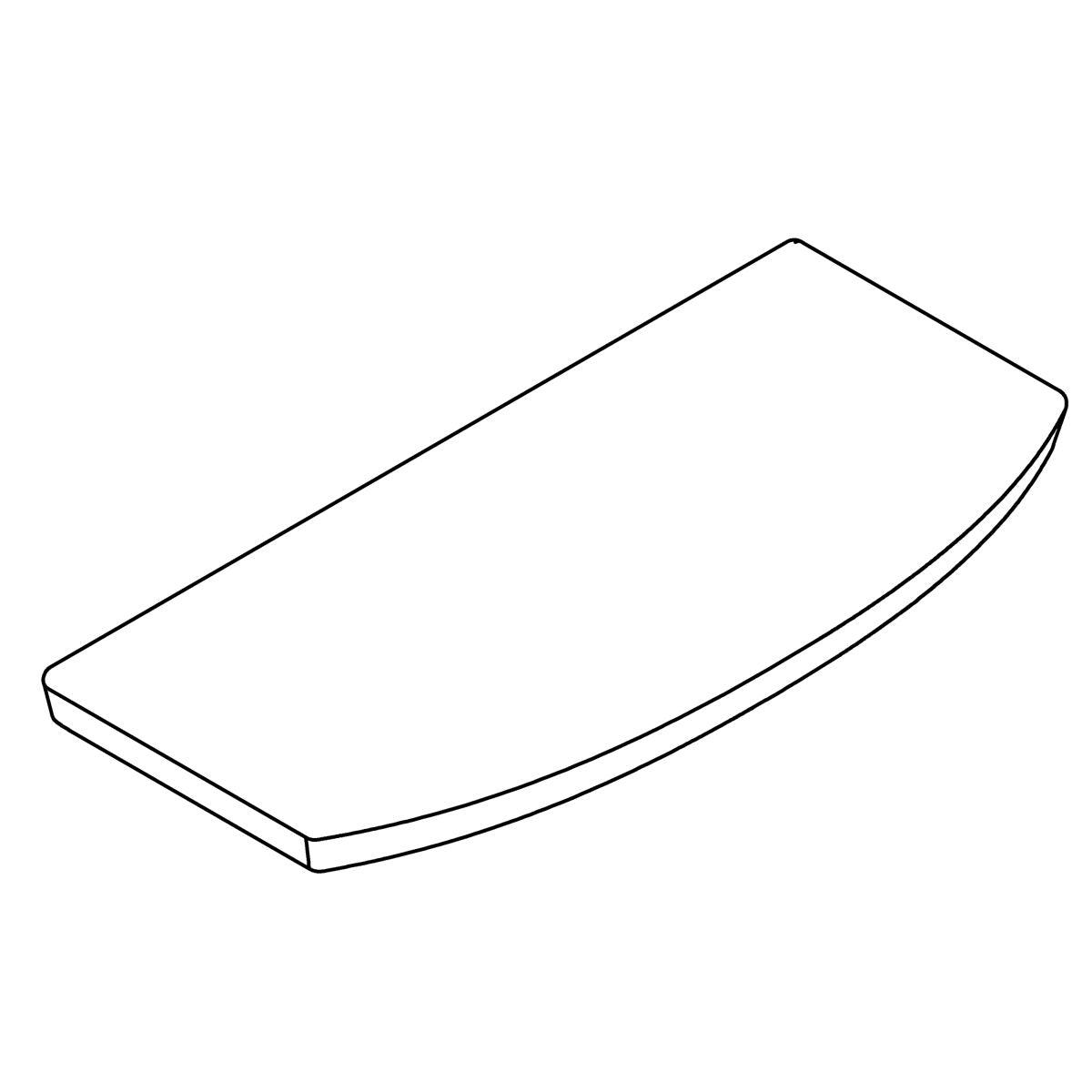 KOHLER Cover, Tank, Close Coupled - White, K-1282458-0