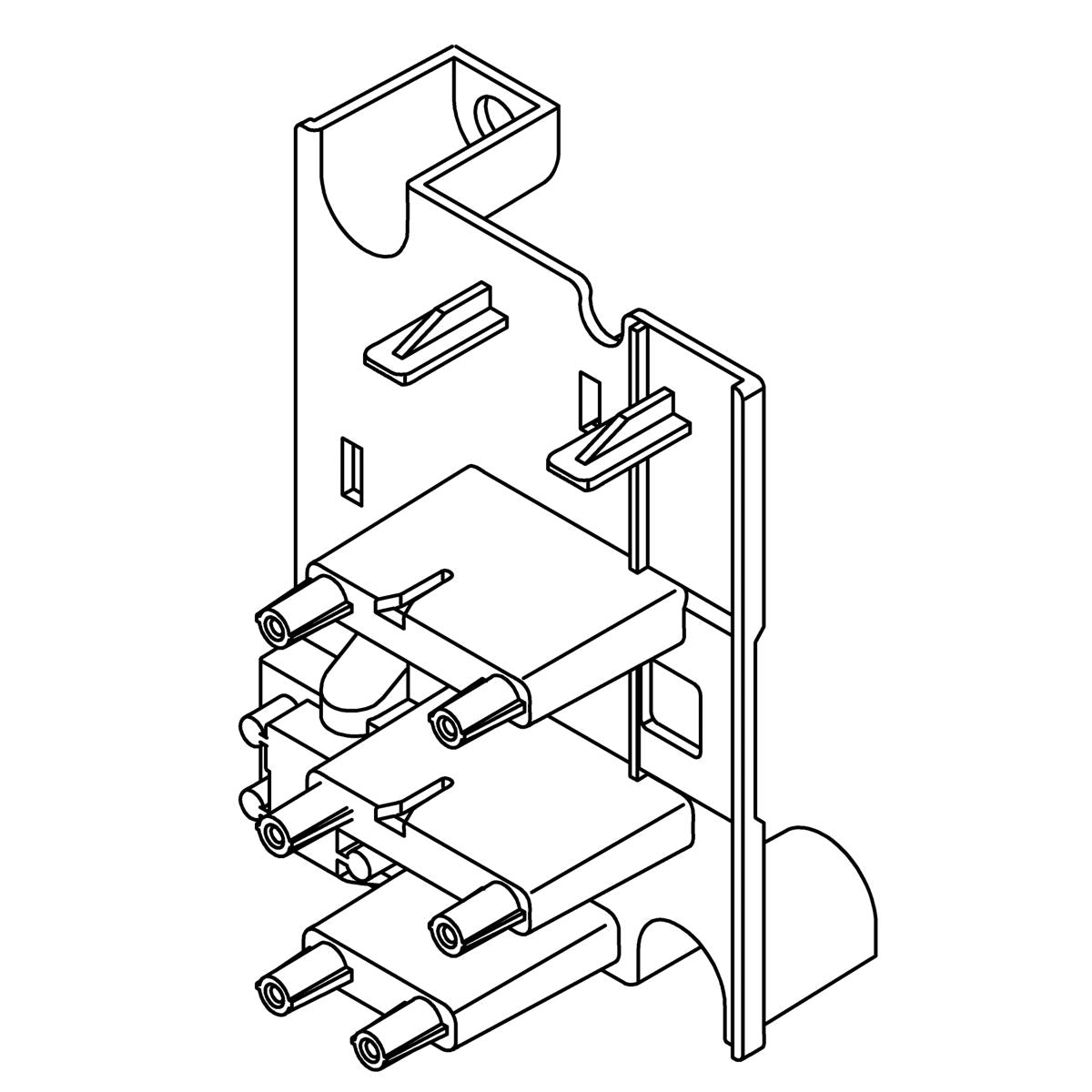 KOHLER PCBA Bracket - Honed Black, K-1283393-HB1