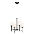 KICHLER 52504BK Ali Mini Chandelier 4 Light - Black