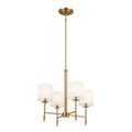 KICHLER 52504BNB Ali Mini Chandelier 4 Light - Brushed Natural Brass