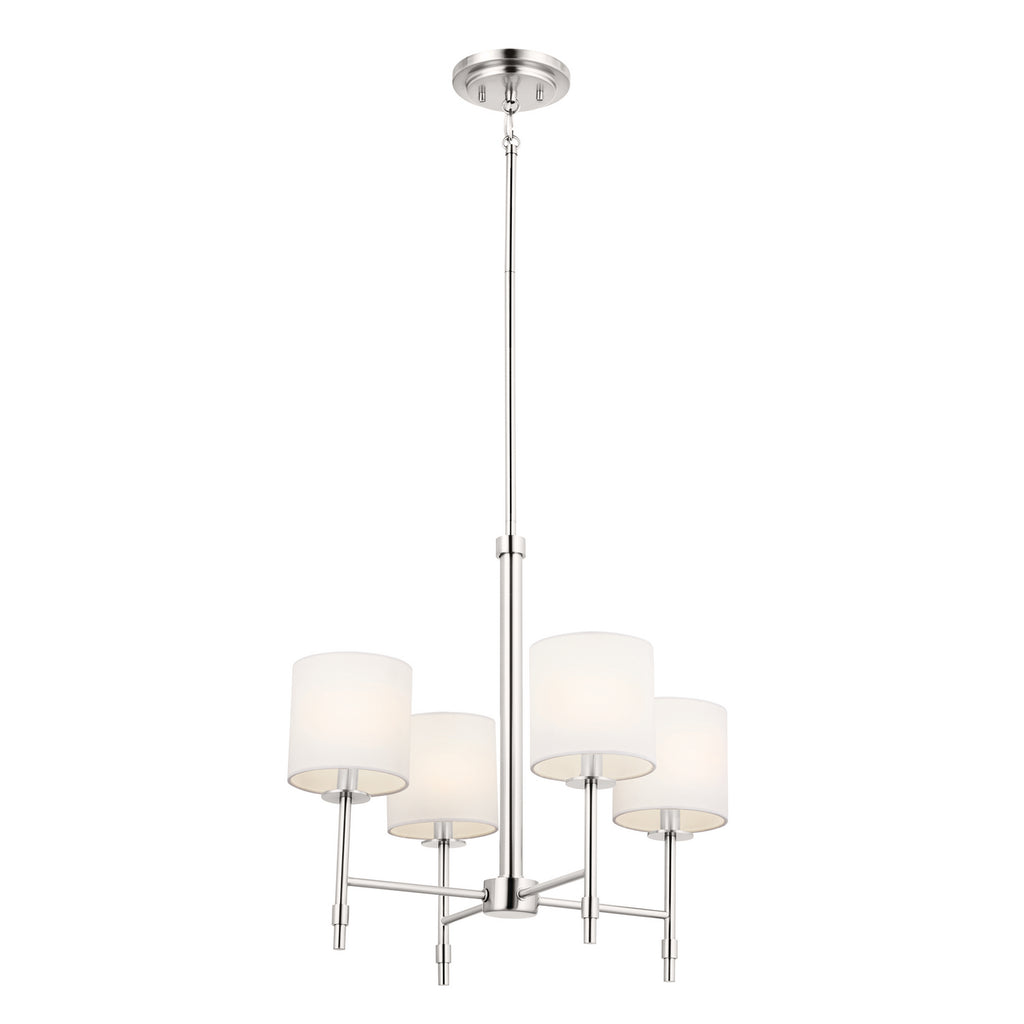 KICHLER 52504PN Ali Mini Chandelier 4 Light - Polished Nickel