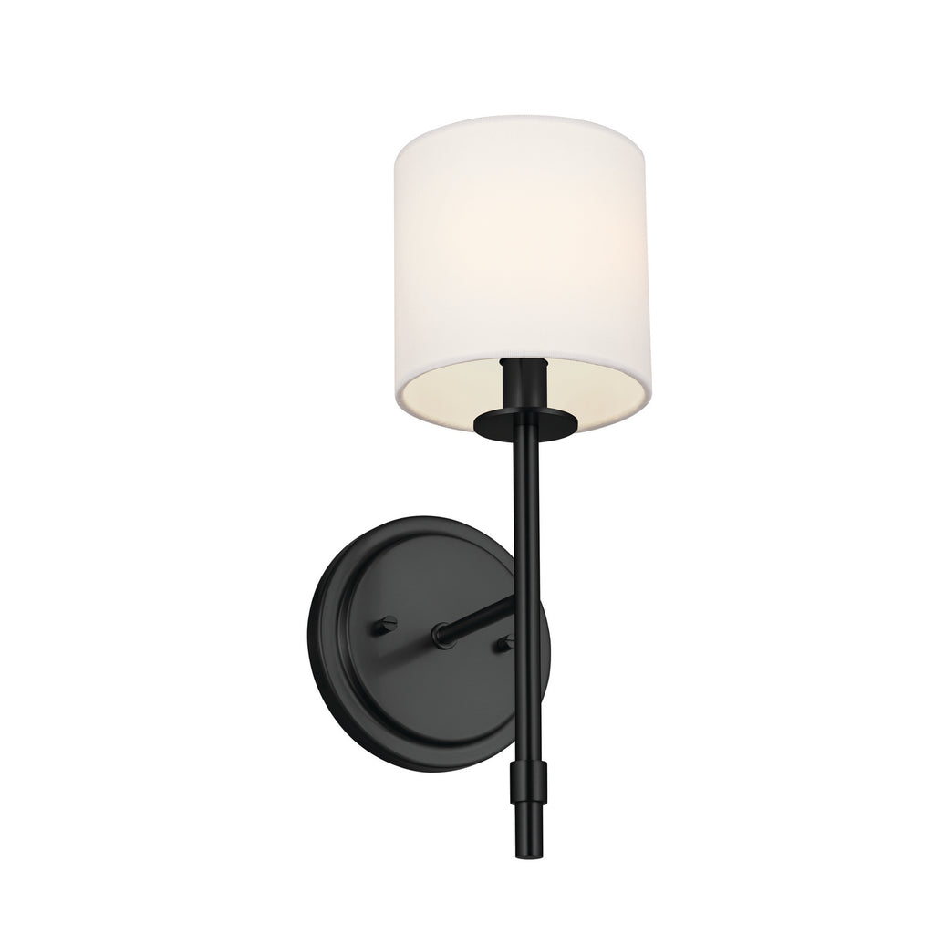 KICHLER 52505BK Ali Wall Sconce 1 Light - Black