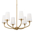 KICHLER 52508BNB Adeena Chandelier 6 Light - Brushed Natural Brass