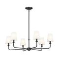 KICHLER 52516BK Pallas Chandelier 6 Light - Black