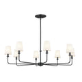 KICHLER 52517BK Pallas Chandelier 8 Light - Black