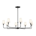 KICHLER 52517BK Pallas Chandelier 8 Light - Black