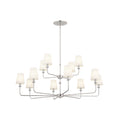 KICHLER 52518PN Pallas Chandelier 12 Light - Polished Nickel