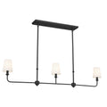KICHLER 52519BK Pallas Linear Chandelier 3 Light - Black