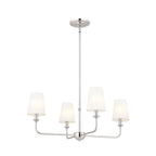KICHLER 52520PN Pallas Mini Chandelier 4 Light - Polished Nickel