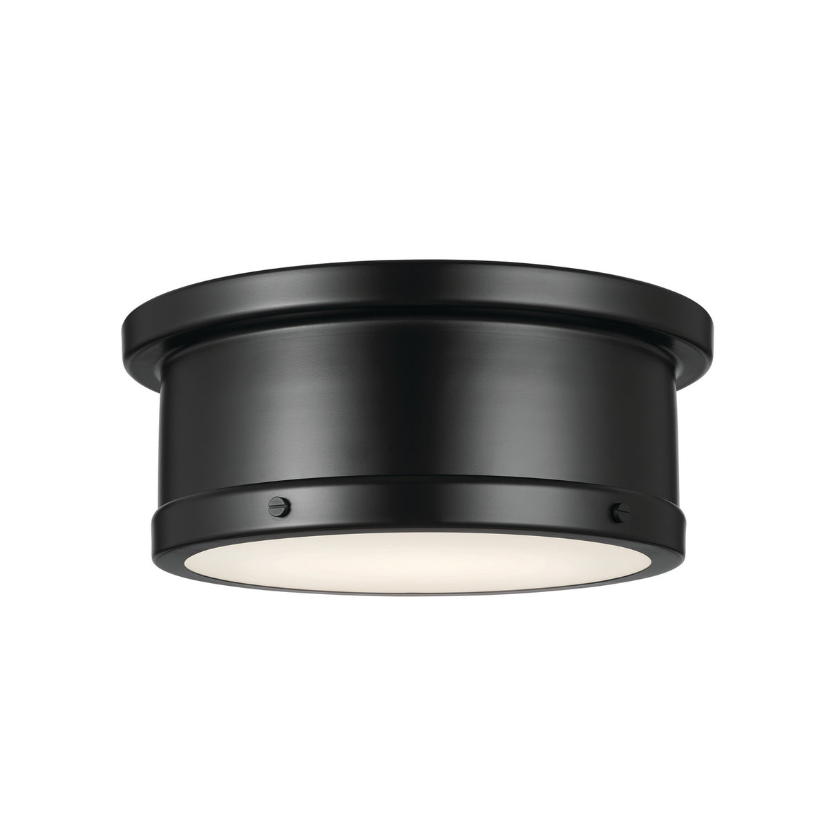 KICHLER 52540BK Serca Flush Mount 2 Light - Black
