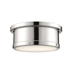 KICHLER 52540PN Serca Flush Mount 2 Light - Polished Nickel