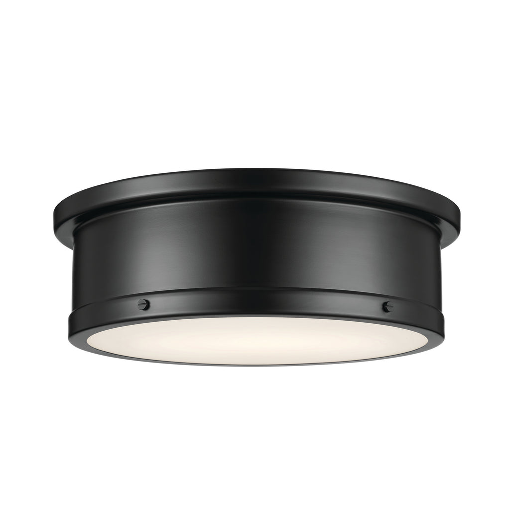 KICHLER 52541BK Serca Flush Mount 3 Light - Black