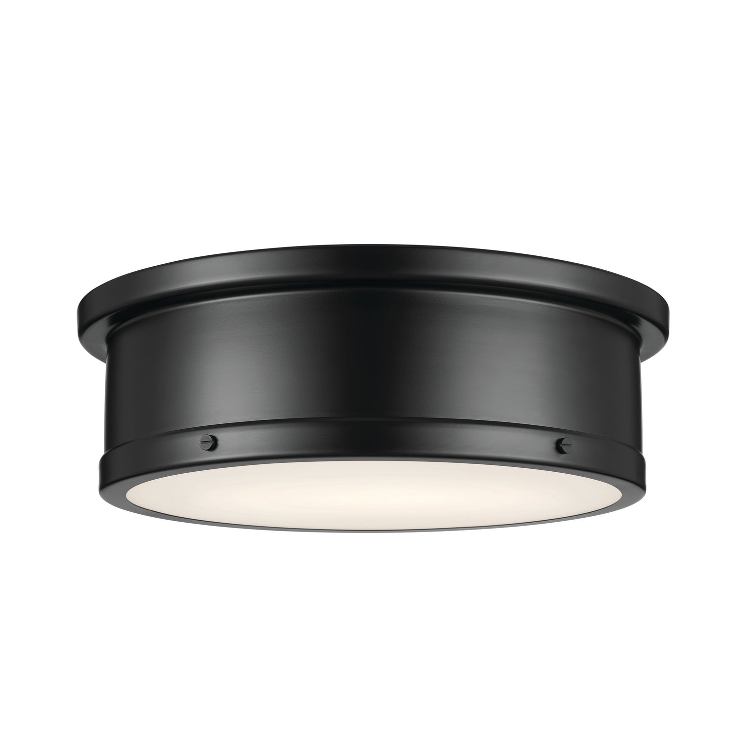 KICHLER 52541BK Serca Flush Mount 3 Light - Black