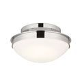 KICHLER 52544PN Bretta Flush Mount 2 Light - Polished Nickel