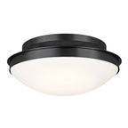 KICHLER 52545BK Bretta Flush Mount 3 Light - Black