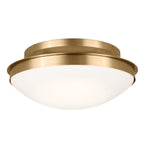 KICHLER 52545BNB Bretta Flush Mount 3 Light - Brushed Natural Brass