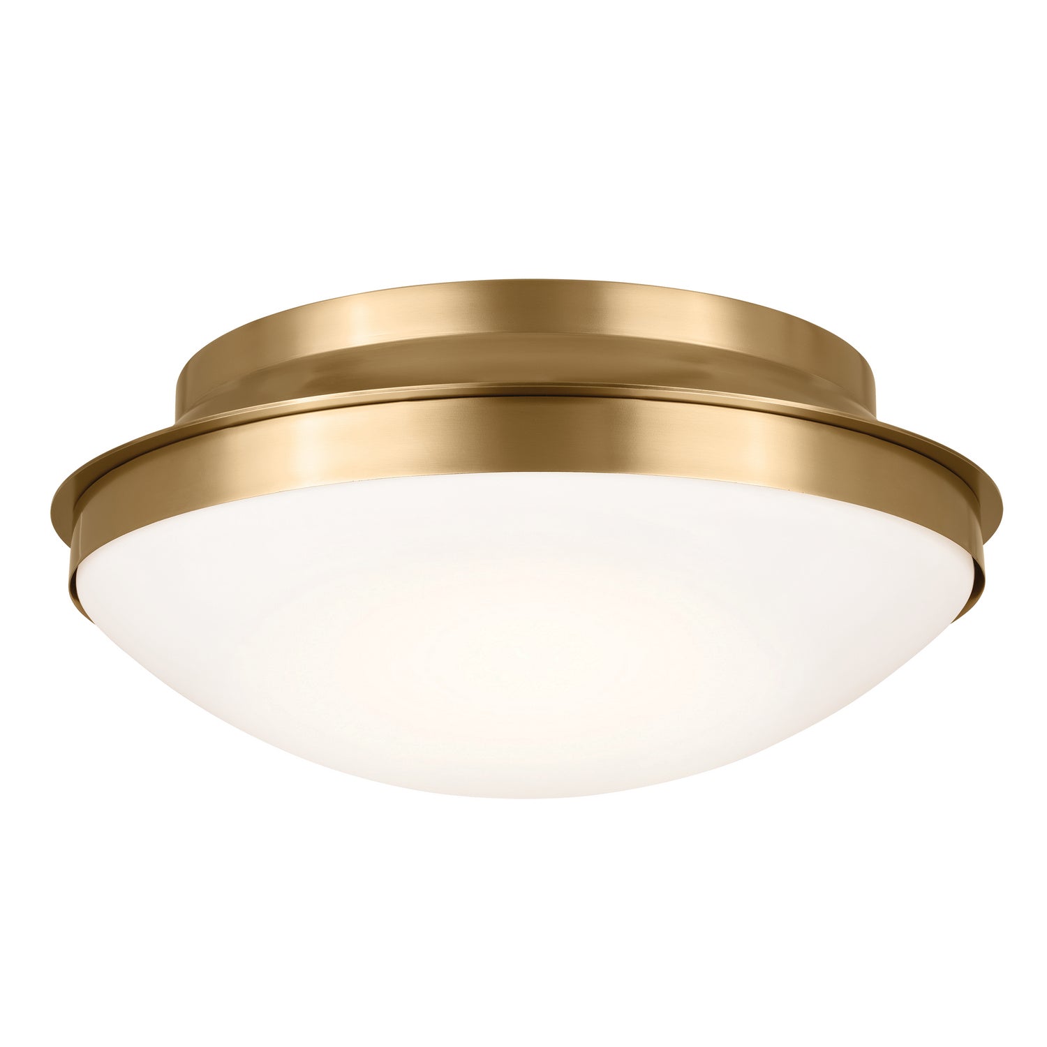 KICHLER 52545BNB Bretta Flush Mount 3 Light - Brushed Natural Brass