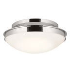 KICHLER 52545PN Bretta Flush Mount 3 Light - Polished Nickel