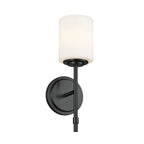 KICHLER 55140BK Ali Wall Sconce 1 Light - Black