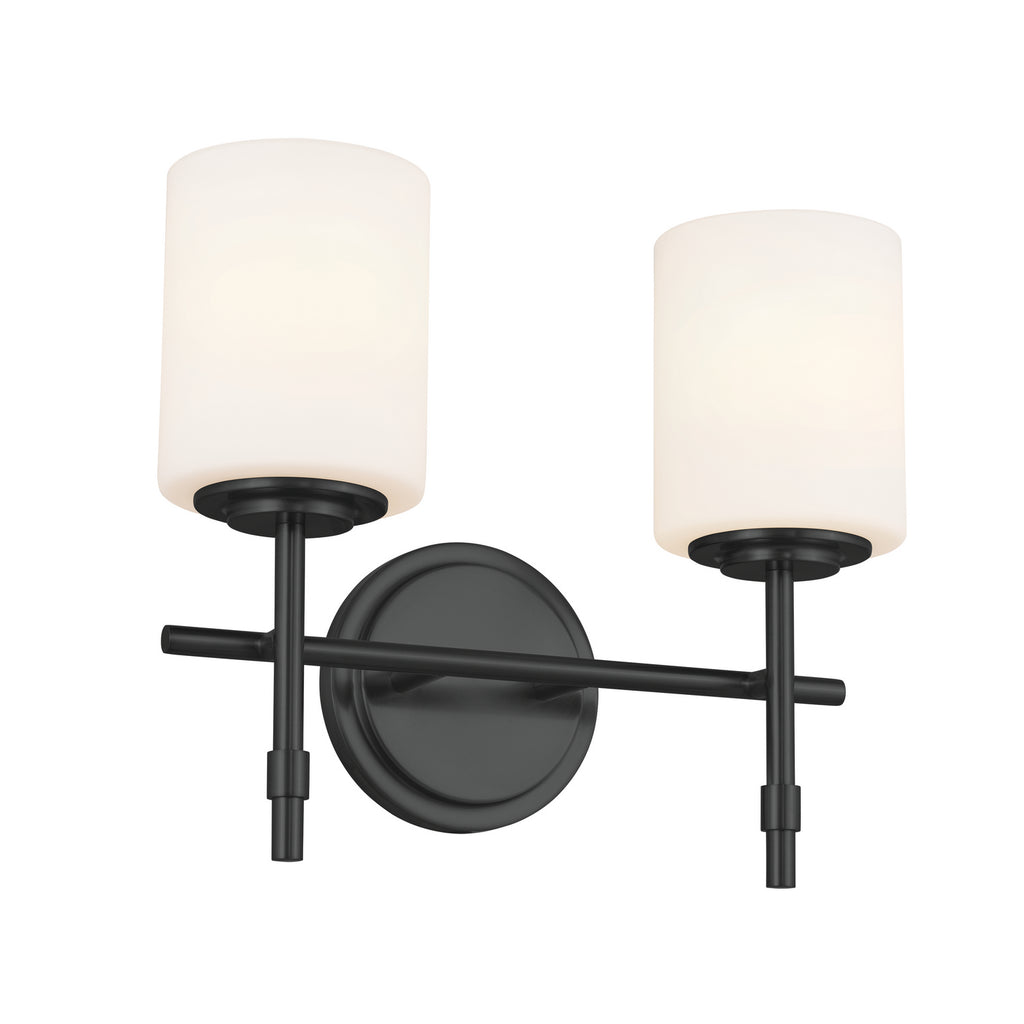 KICHLER 55141BK Ali Bath 2 Light - Black