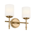 KICHLER 55141BNB Ali Bath 2 Light - Brushed Natural Brass