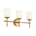 KICHLER 55142BNB Ali Bath 3 Light - Brushed Natural Brass