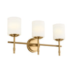 KICHLER 55142BNB Ali Bath 3 Light - Brushed Natural Brass