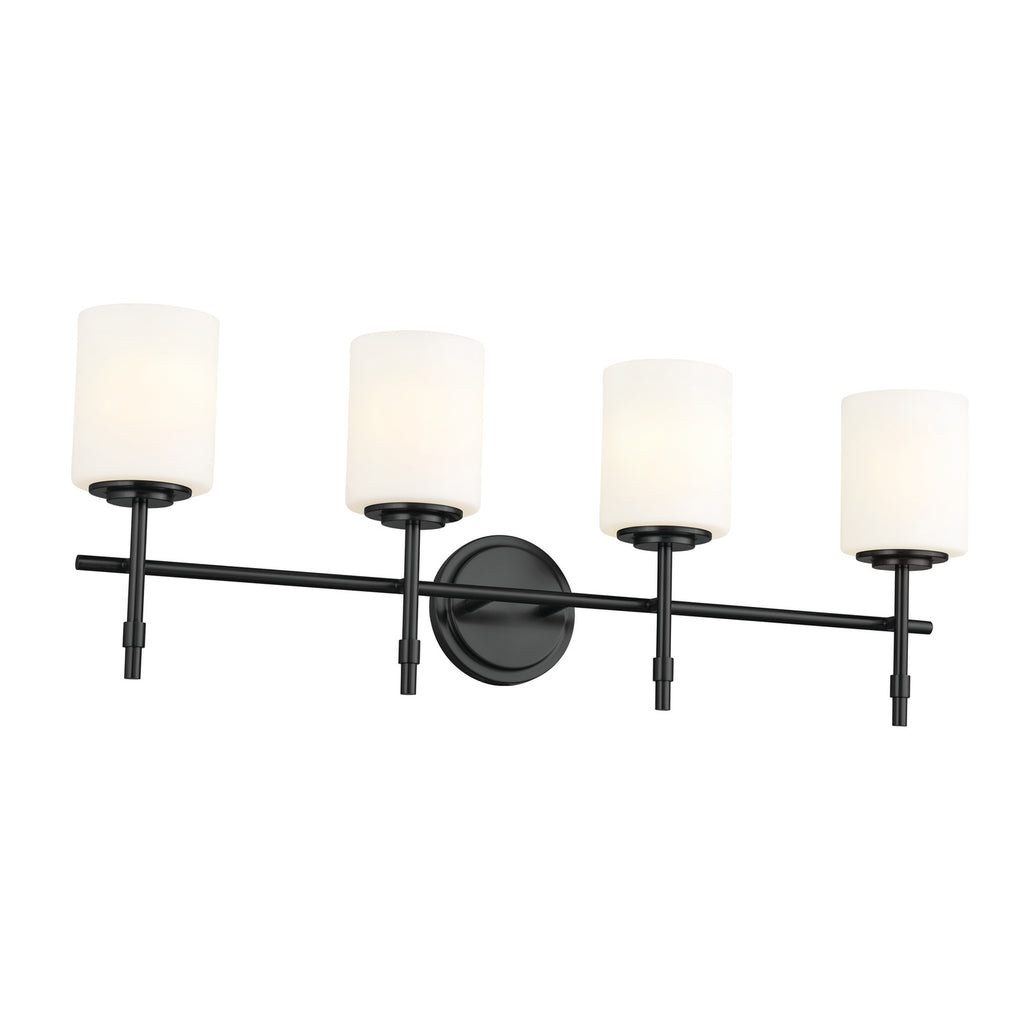 KICHLER 55143BK Ali Bath 4 Light - Black
