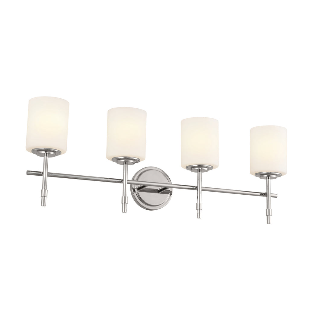 KICHLER 55143PN Ali Bath 4 Light - Polished Nickel