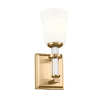 KICHLER 55145BNB Rosalind Wall Sconce 1 Light - Brushed Natural Brass