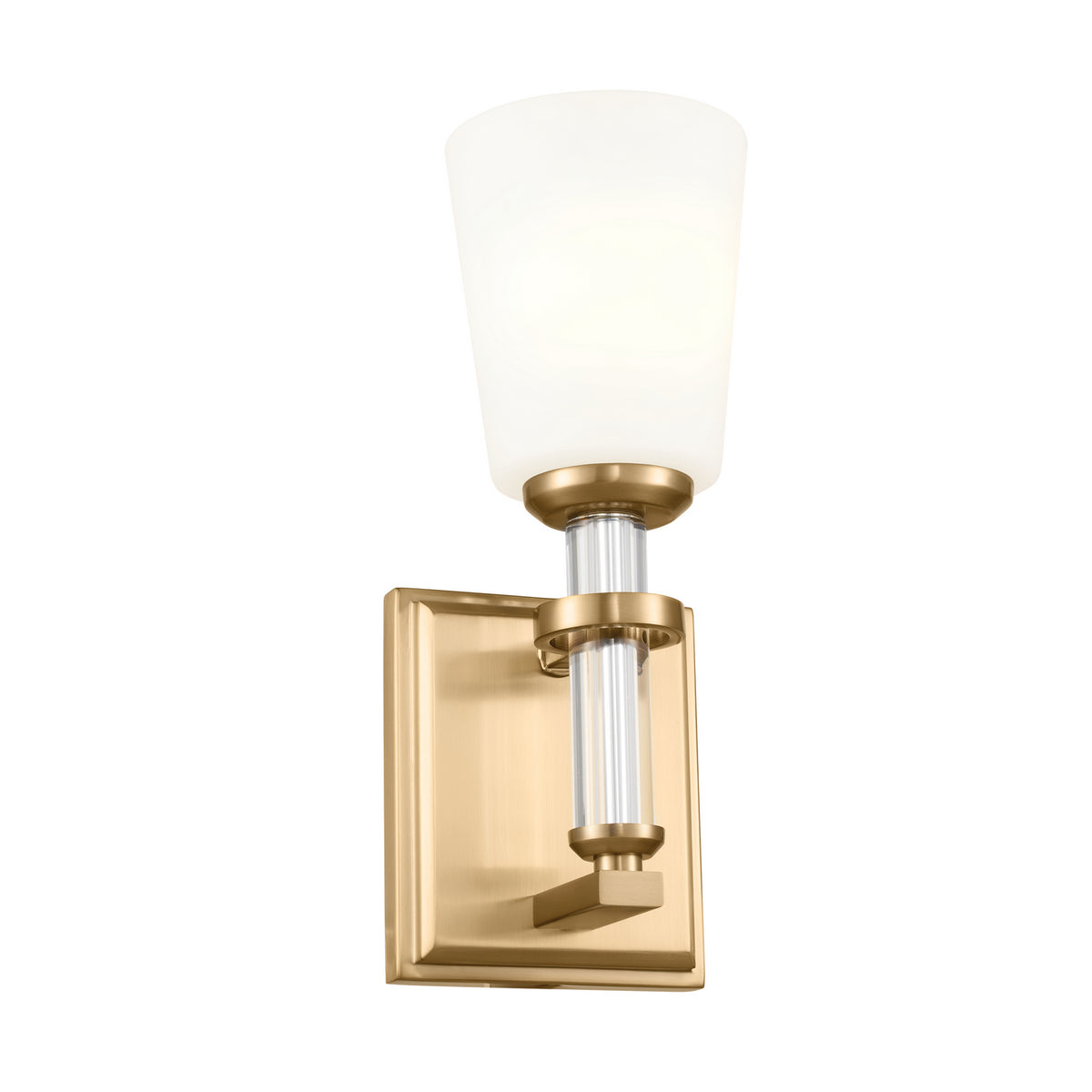 KICHLER 55145BNB Rosalind Wall Sconce 1 Light - Brushed Natural Brass