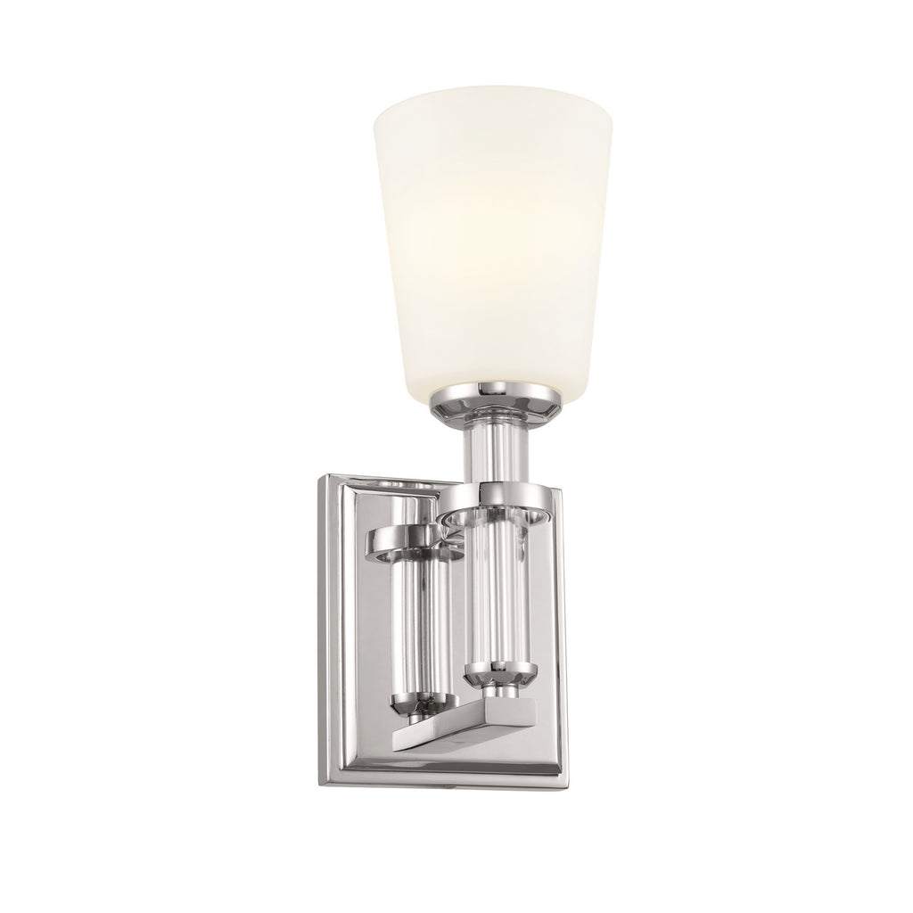 KICHLER 55145PN Rosalind Wall Sconce 1 Light - Polished Nickel