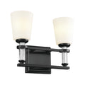 KICHLER 55146BK Rosalind Bath 2 Light - Black
