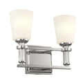 KICHLER 55146PN Rosalind Bath 2 Light - Polished Nickel
