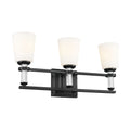 KICHLER 55147BK Rosalind Bath 3 Light - Black