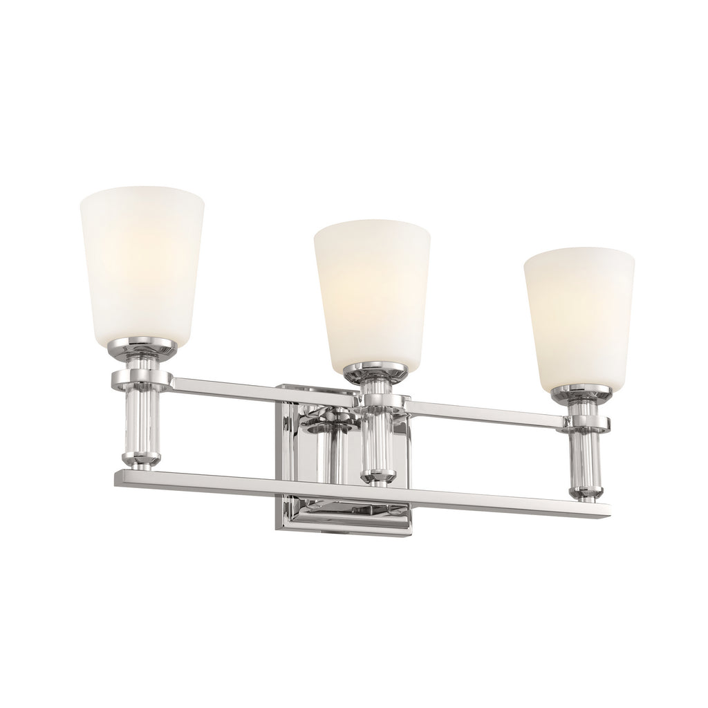 KICHLER 55147PN Rosalind Bath 3 Light - Polished Nickel