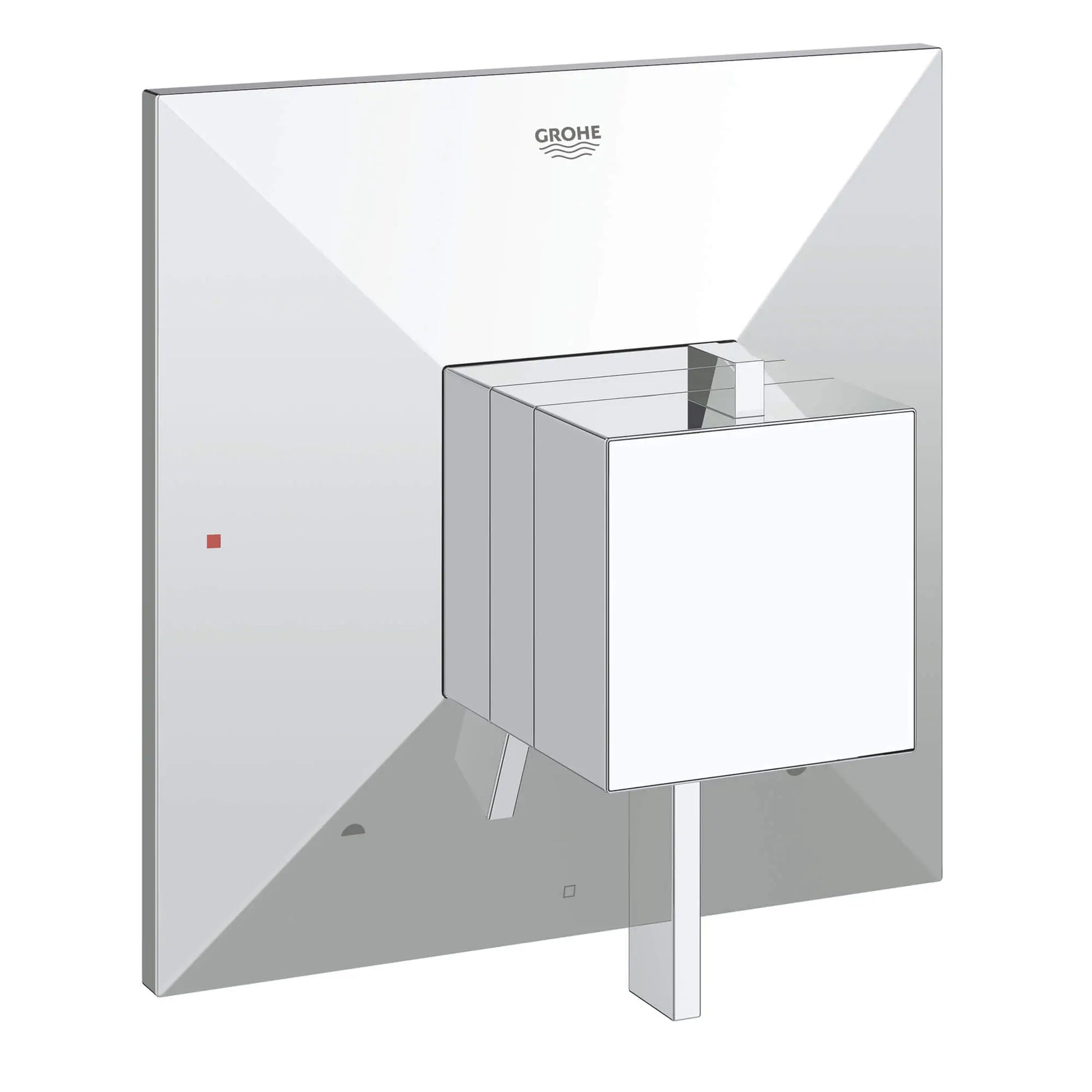 GROHE 19786000 Allure Brilliant Dual Function Pressure Balance Trim with Control Module - Chrome