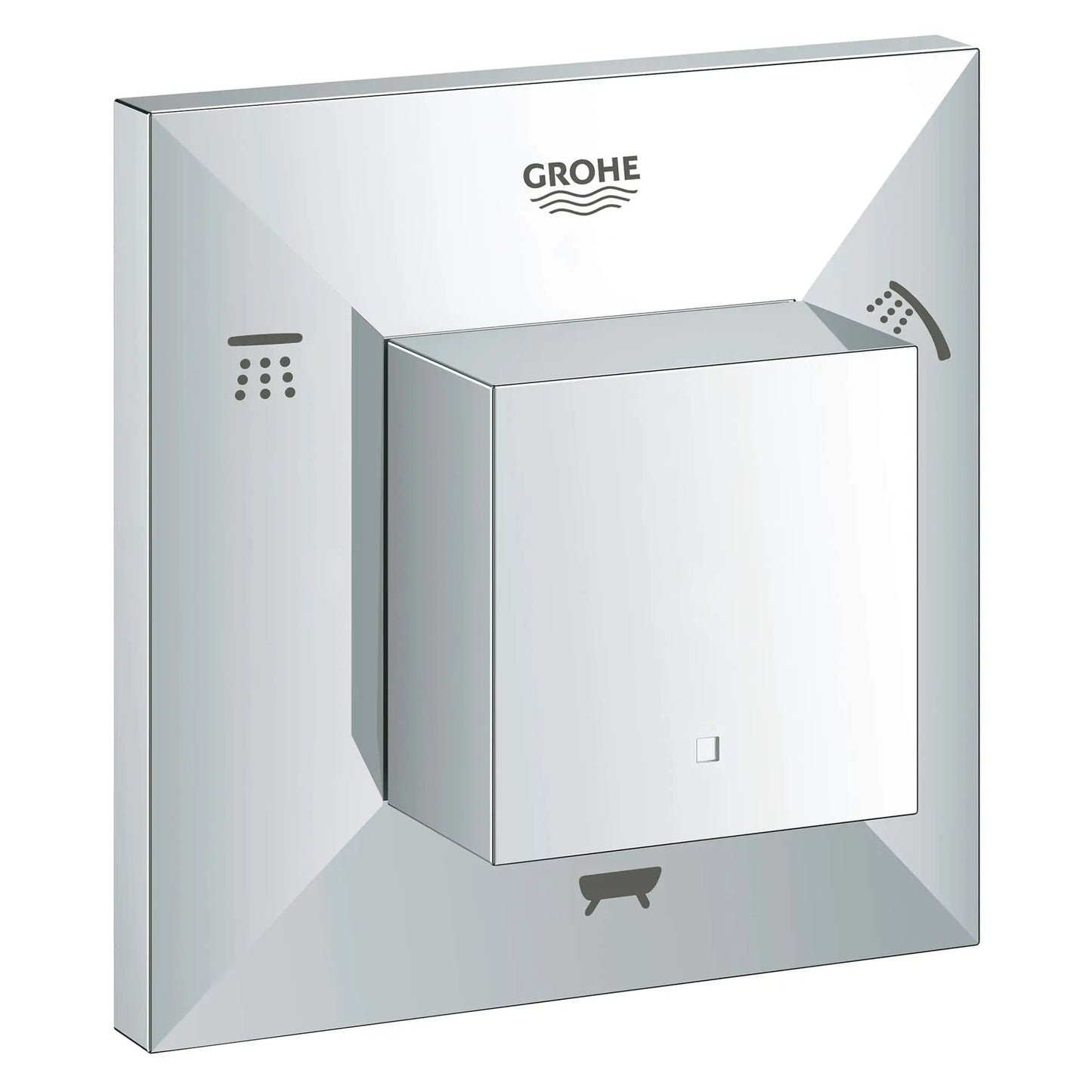 GROHE 19799000 Allure Brilliant 3-Way Diverter Trim - Chrome