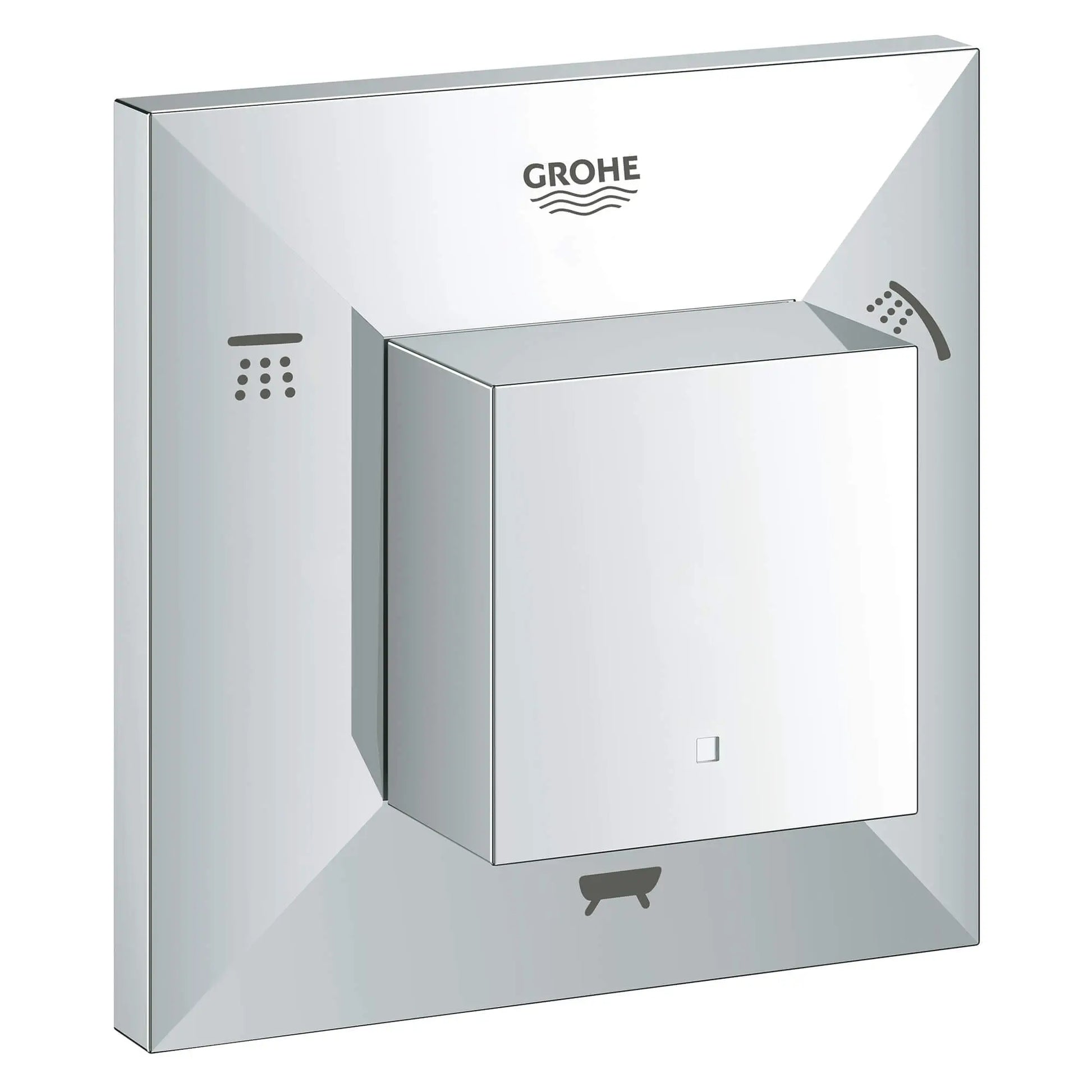 GROHE 19799000 Allure Brilliant 3-Way Diverter Trim - Chrome