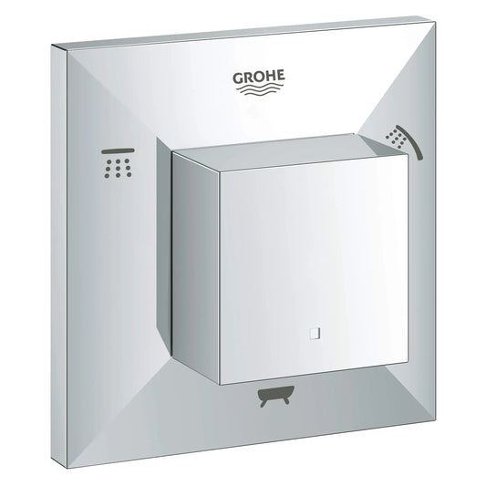 GROHE 19799000 Allure Brilliant 3-Way Diverter Trim - Chrome
