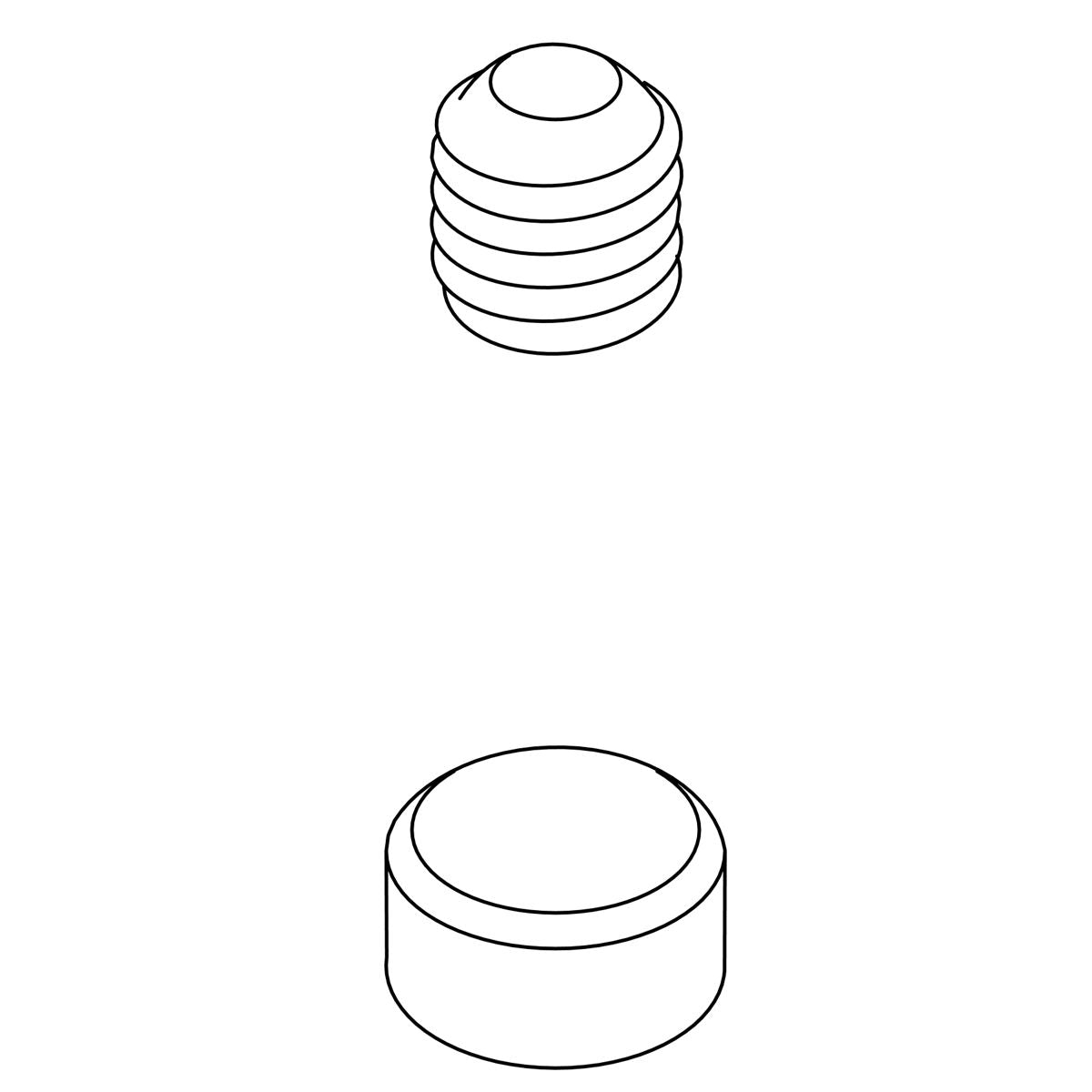 KOHLER Plug Button Kit, K-1285165