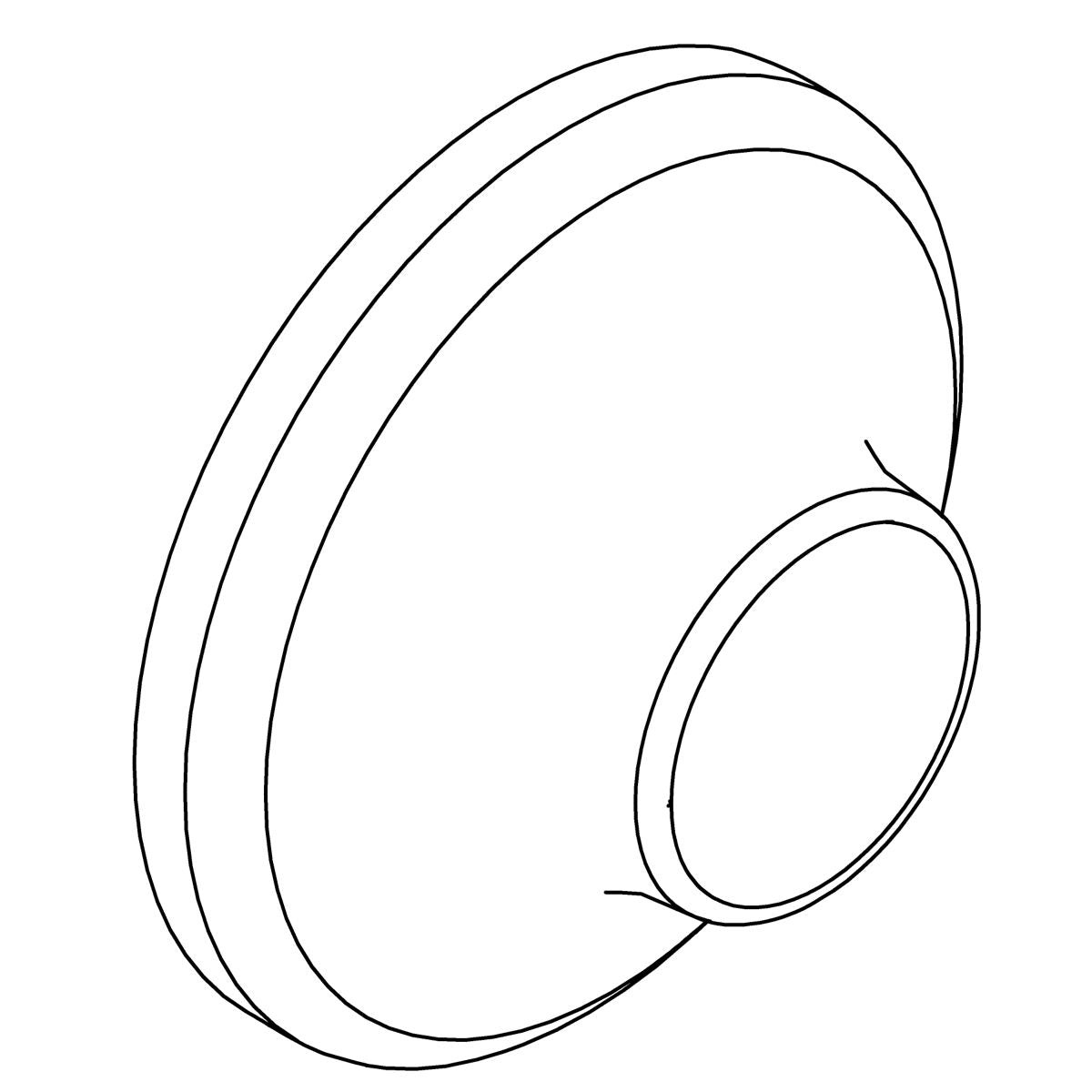 KOHLER Flange - Polished Chrome, K-1286414-CP