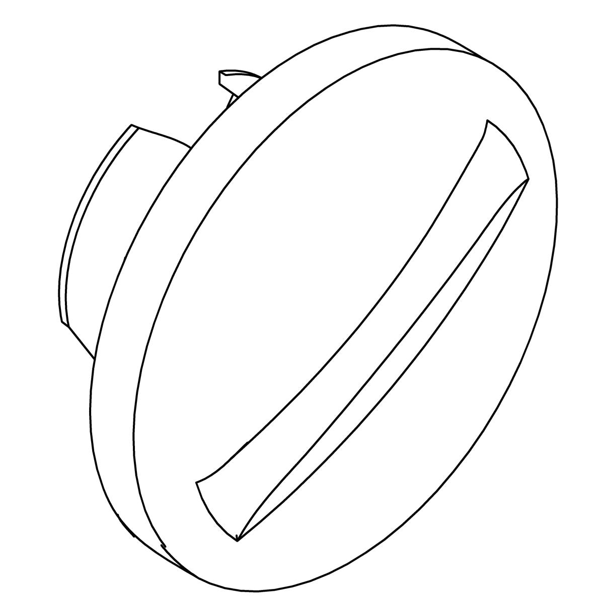 KOHLER Plug Button - Vibrant Brushed Bronze, K-1286700-BV