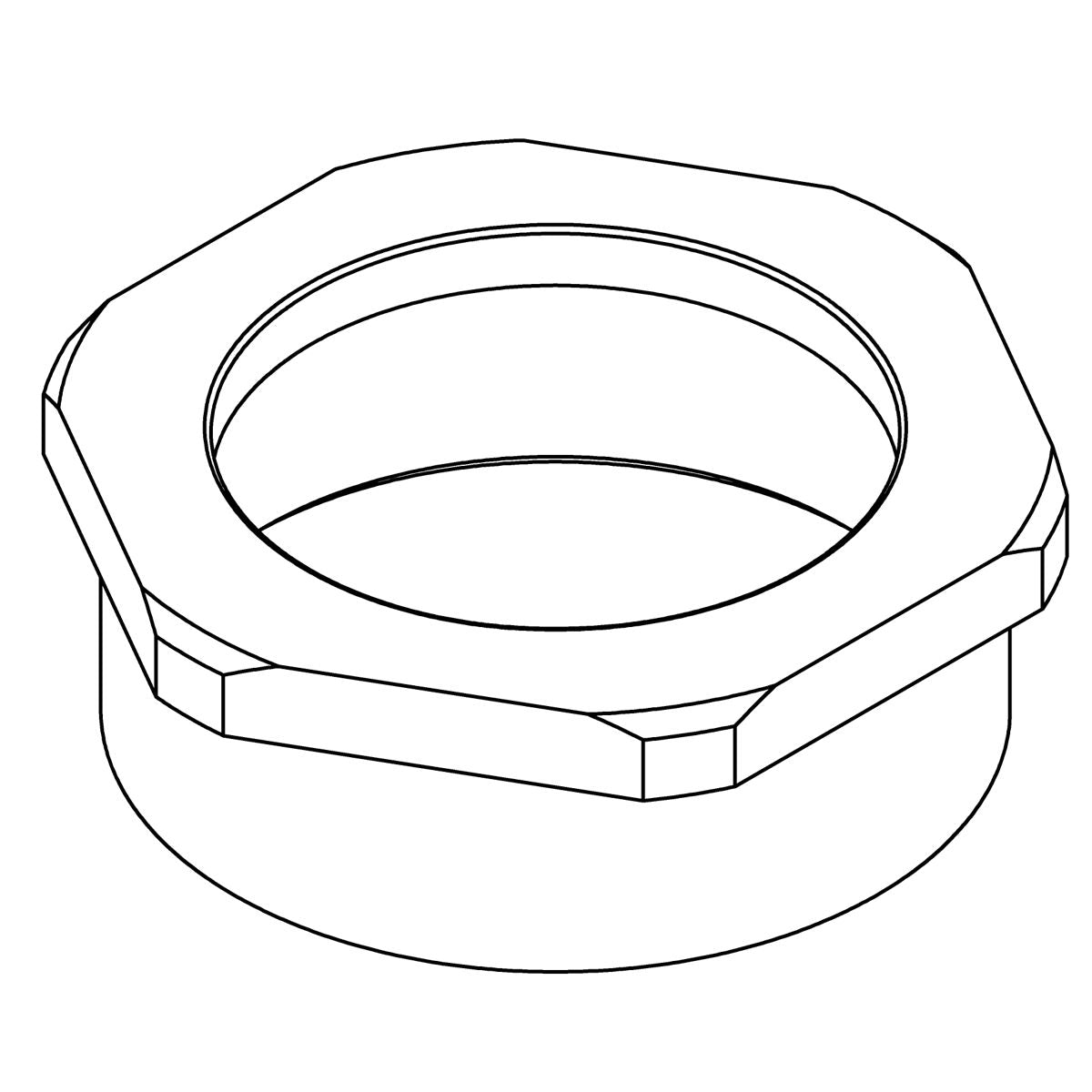 KOHLER Spud Coupling Nut - Polished Chrome, K-1287161-CP