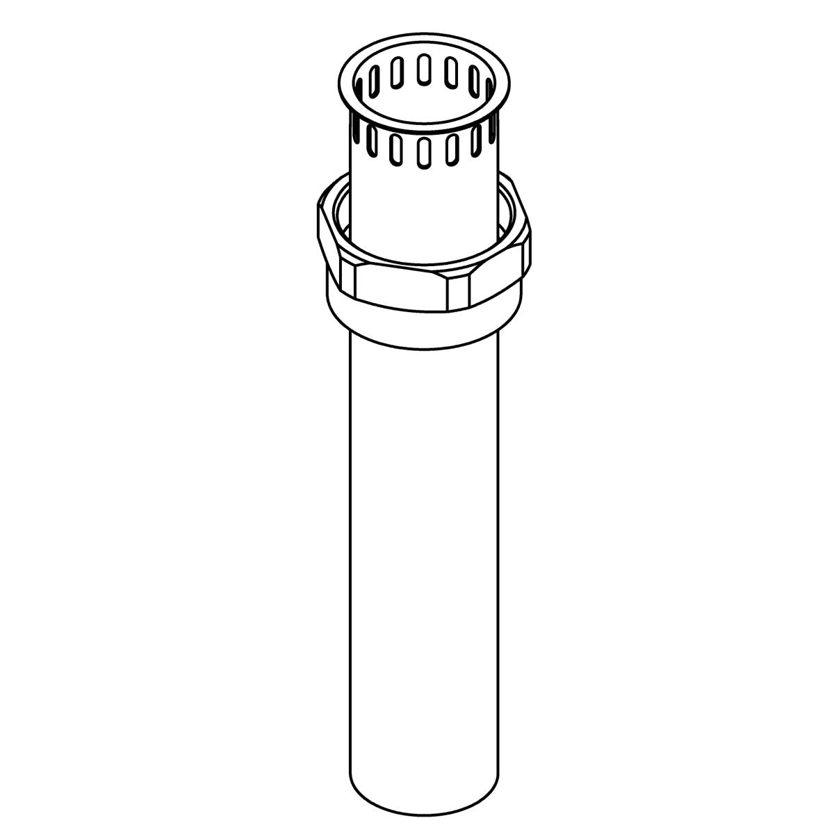 KOHLER Tail Piece Assembly, 1-1/2" - Vibrant Brushed Moderne Brass, K-1287373-2MB